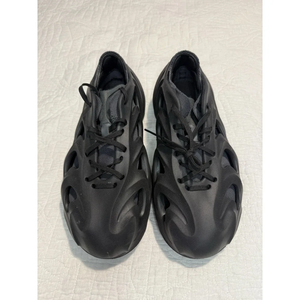 Adidas Adifom Q Black Carbon sneakers exoskeleton Men's 8